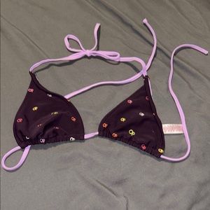 OP Swim plum purple bikini top
